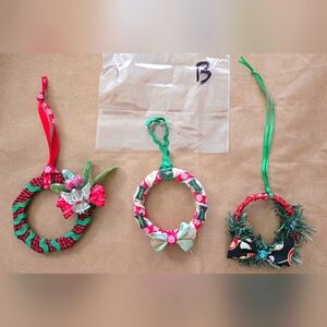 Handmade Christmas Tree Ornaments, Sustainable, Eco Friendly